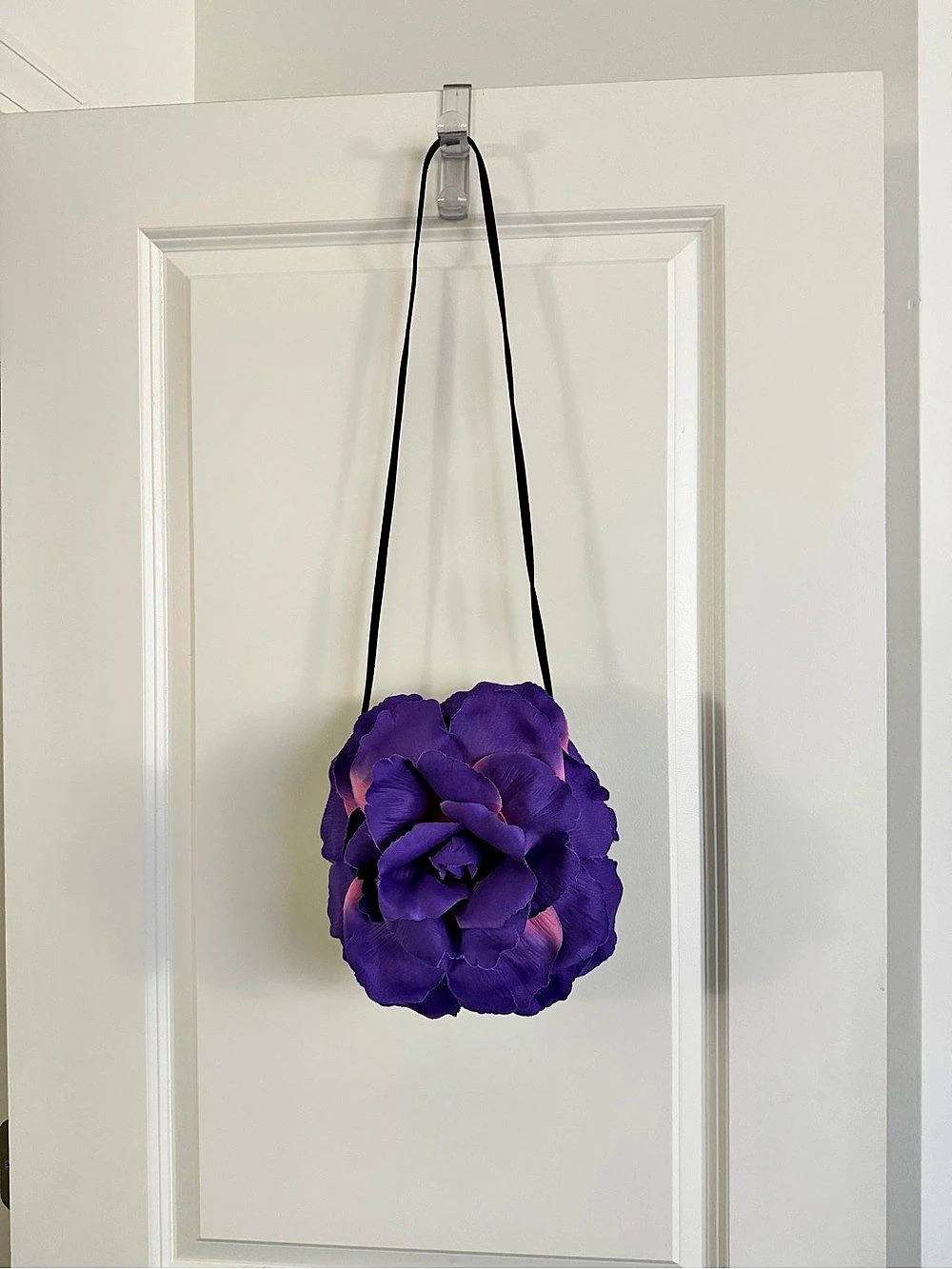 Purple Flower Crossbody Bag Like New